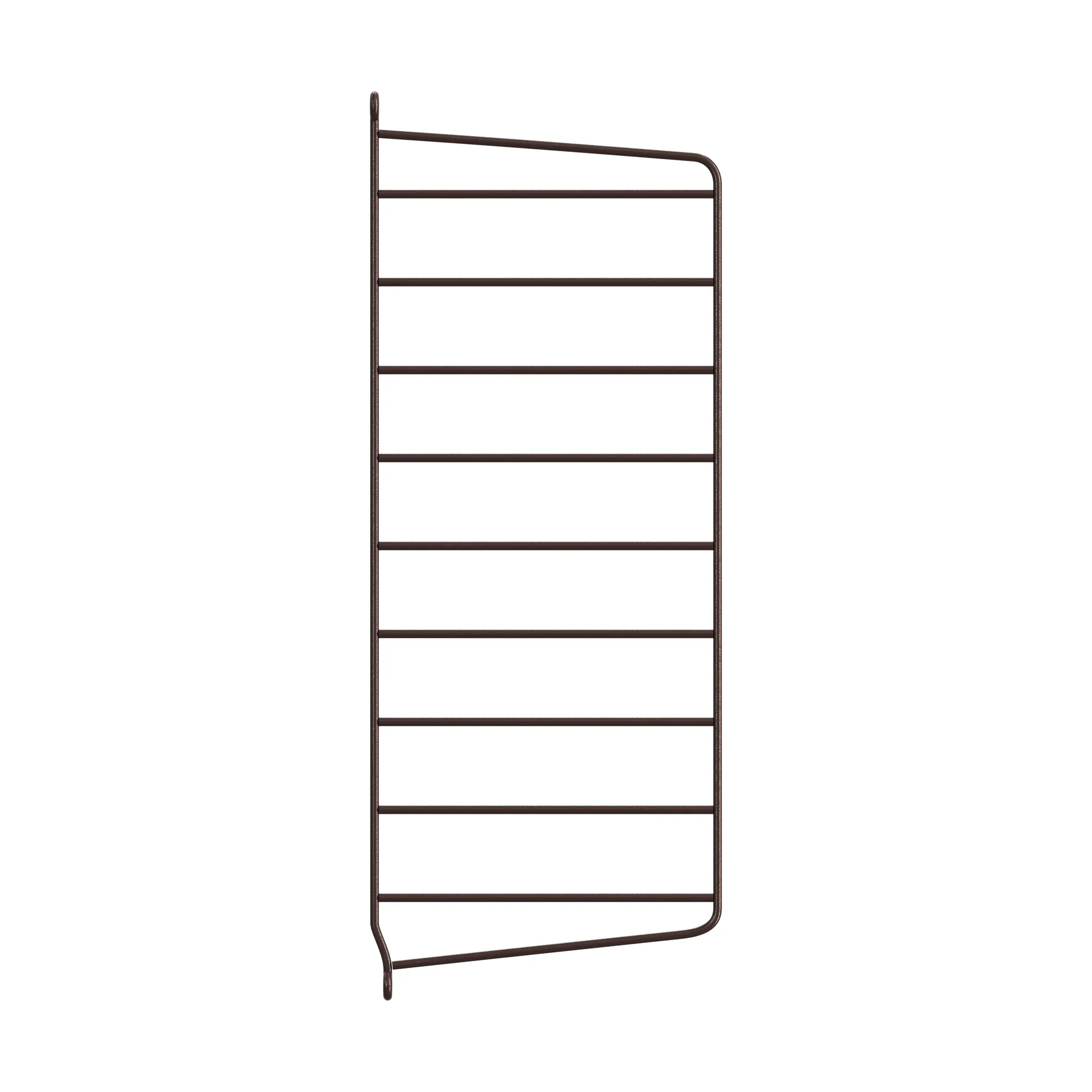 Πάνελ τοίχου String, Σκούρο καφέ, 50x20 εκ., 1-τεμ. String