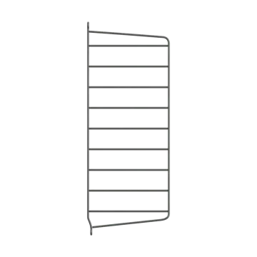 Πάνελ τοίχου String - Σκούρο γκρί, 50x20 cm, 1-τμχ - String