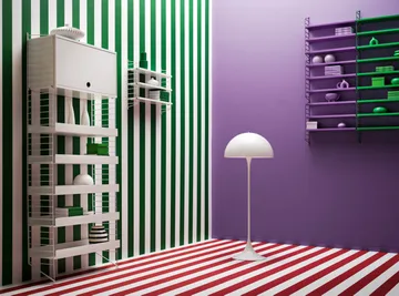 Ντουλάπι String με αναδιπλούμενη πόρτα - Λευκό, 58x30 cm - String