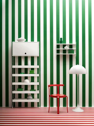 Ντουλάπι String με αναδιπλούμενη πόρτα - Λευκό, 58x30 cm - String