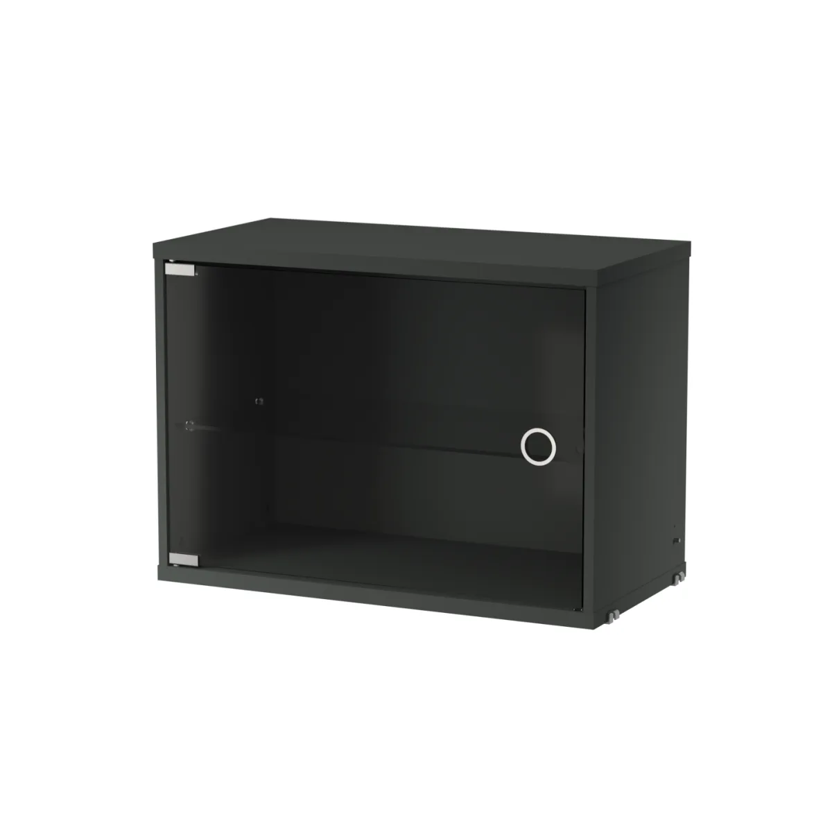 Βιτρίνα επίδειξης String, Σκούρο γκρί, 58x30 cm String