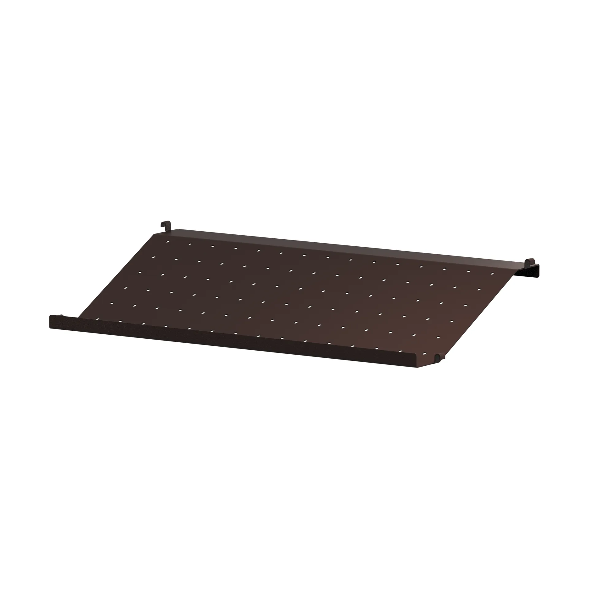 String ράφι παπουτσιών μεταλλικό, Σκούρο καφέ, 58x30 εκ. String