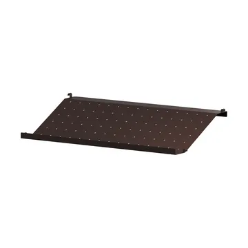 String ράφι παπουτσιών μεταλλικό - Σκούρο καφέ, 58x30 εκ. - String