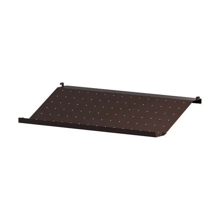 String ράφι παπουτσιών μεταλλικό - Σκούρο καφέ, 58x30 εκ. - String