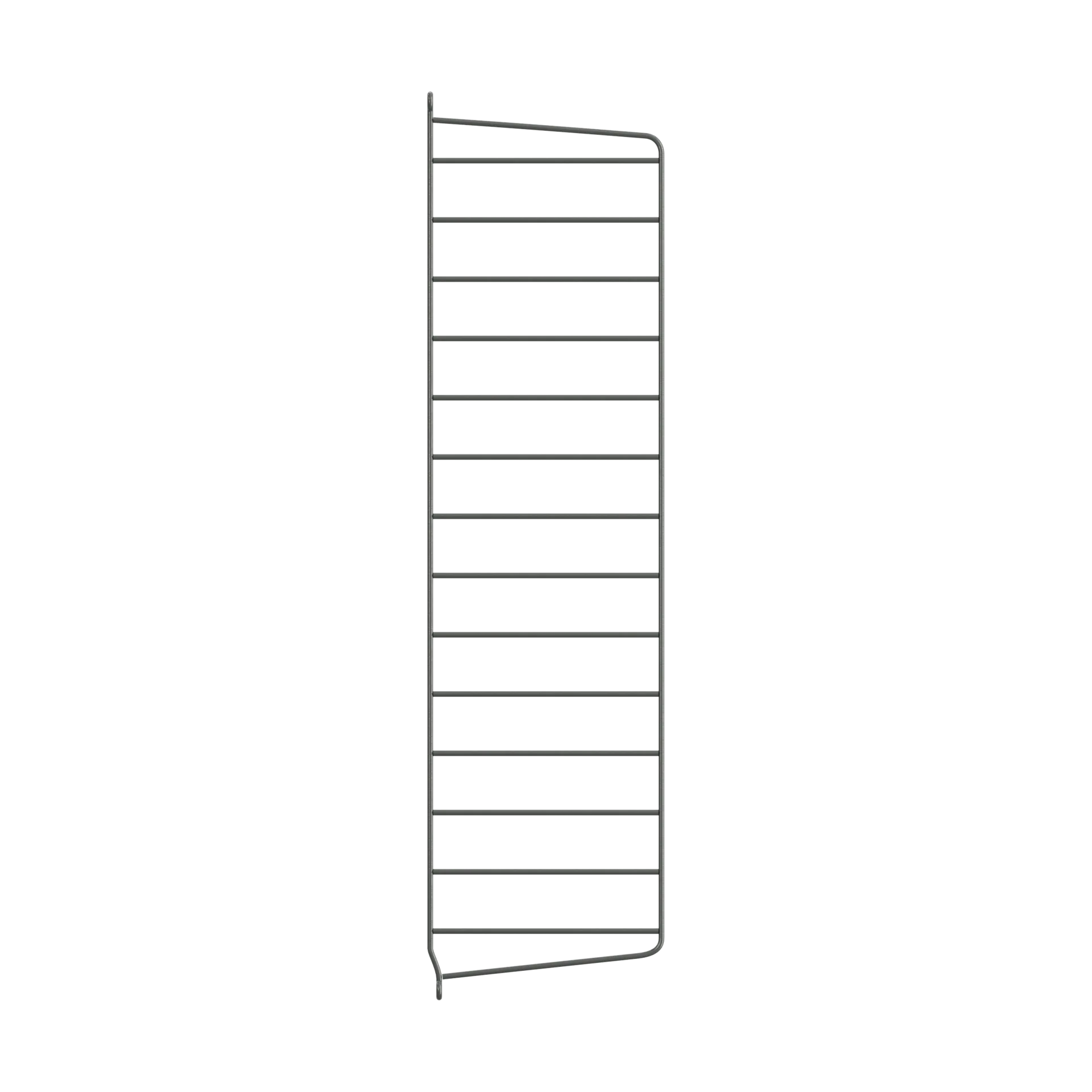 Πάνελ τοίχου String, Σκούρο γκρί, 75x20 cm, 1-τμχ String