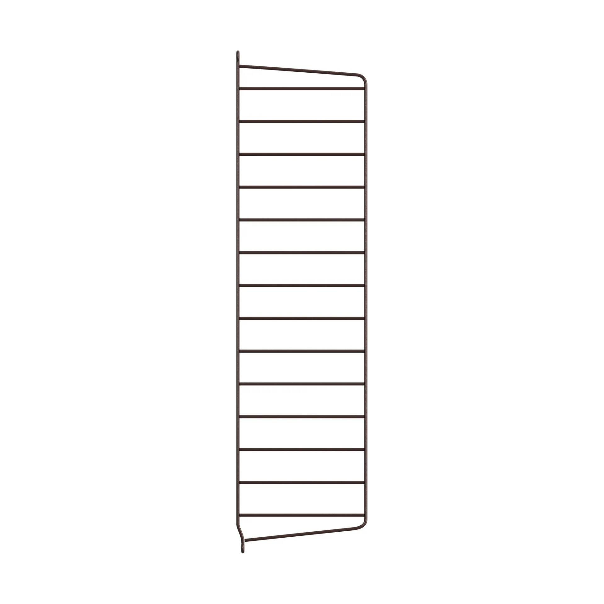 Πάνελ τοίχου String, Σκούρο καφέ, 75x20 cm, 1-πακέτο String