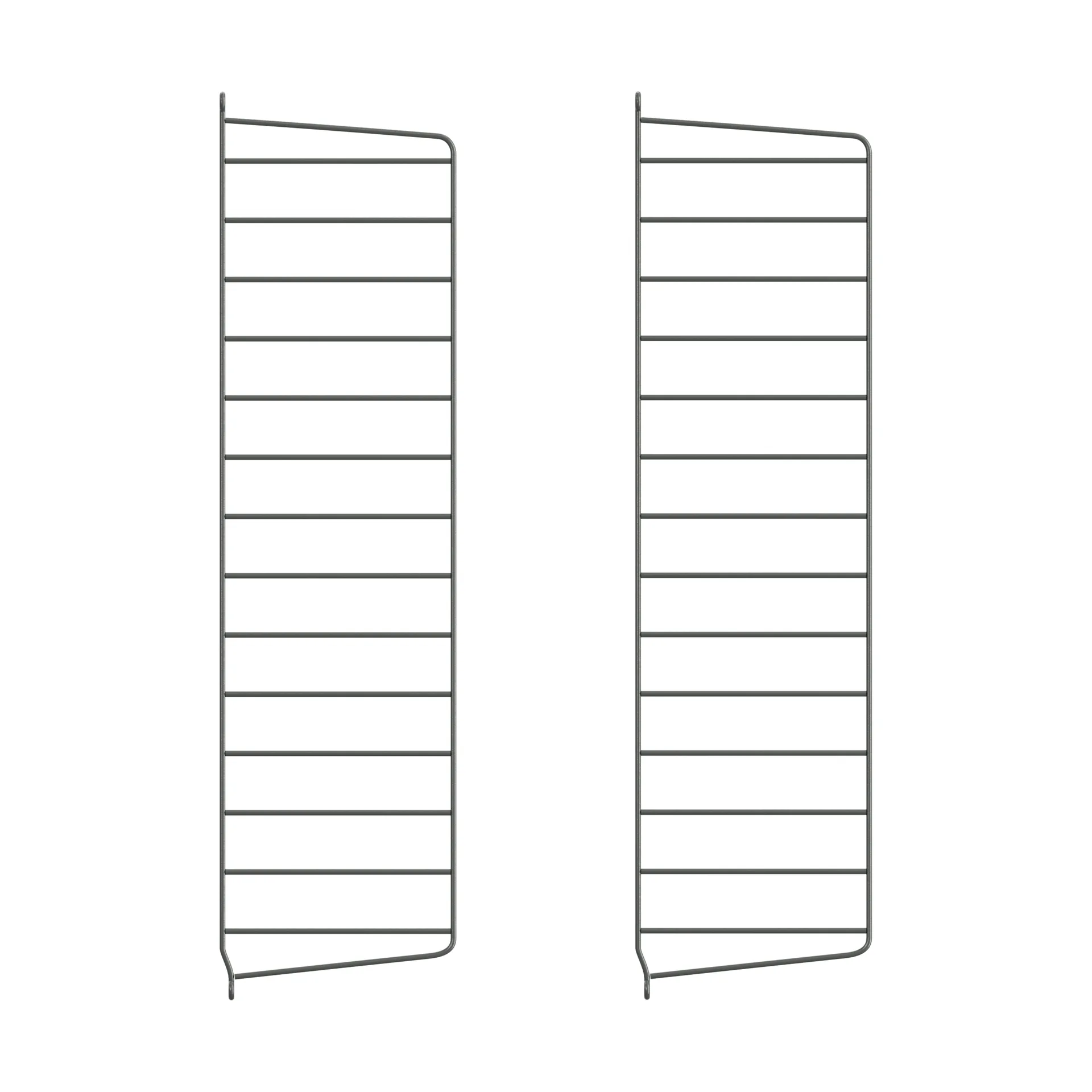 Πάνελ τοίχου String, Σκούρο γκρί, 75x20 cm, Συσκευασία 2 τεμαχίων String