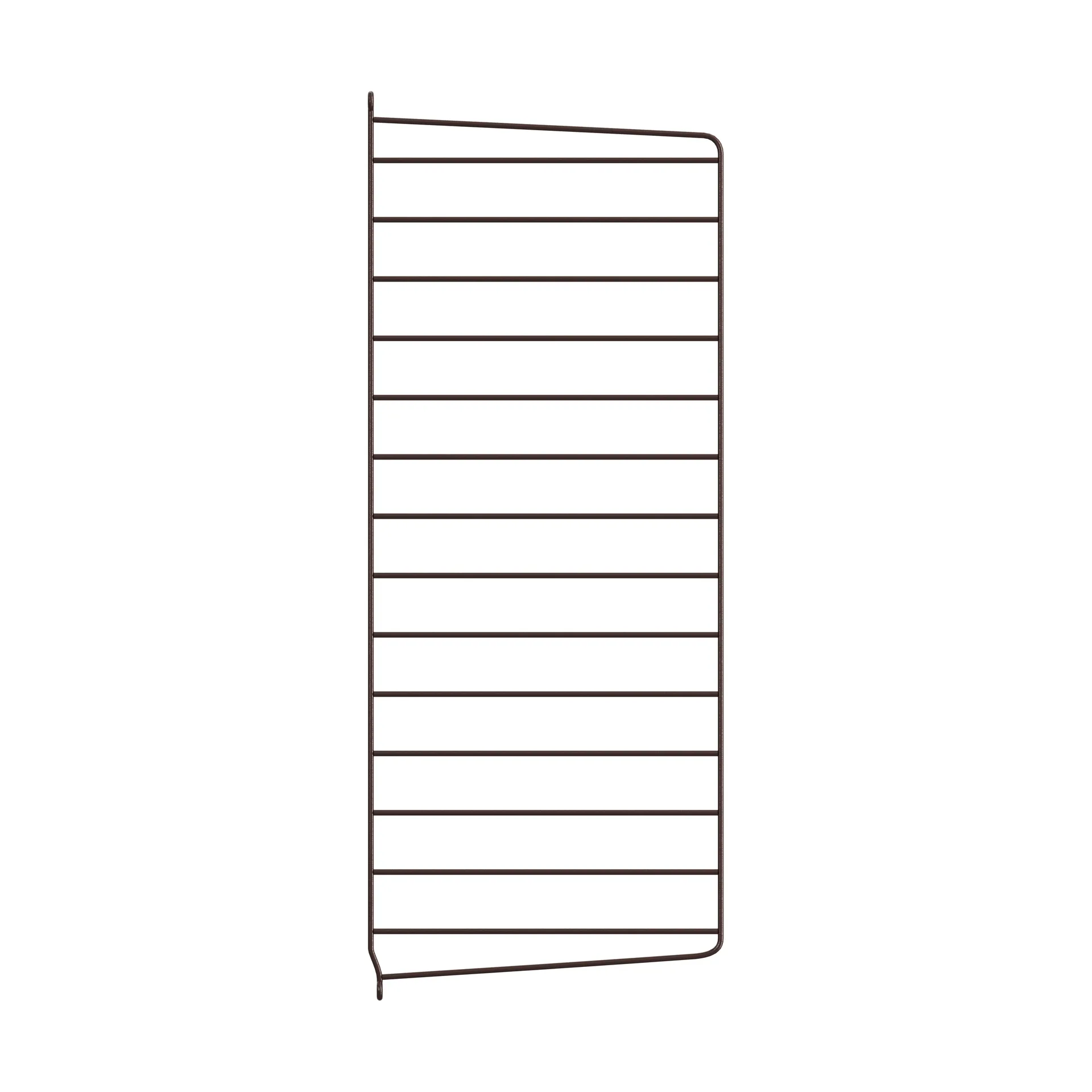 Πάνελ τοίχου String, Σκούρο καφέ, 75x30 εκ., συσκευασία 1 τεμ. String