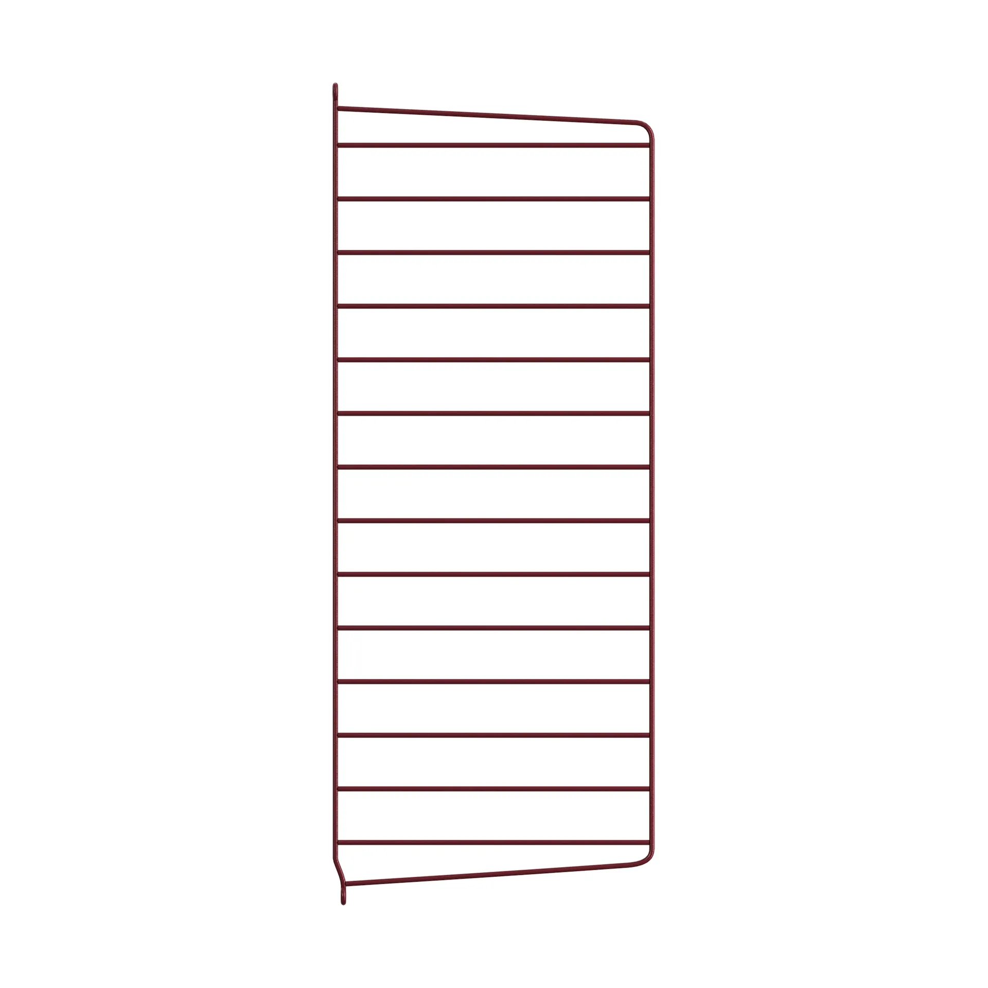 Πάνελ τοίχου String, Σκούρο κόκκινο, 75x30 εκ., 1 τεμάχιο String