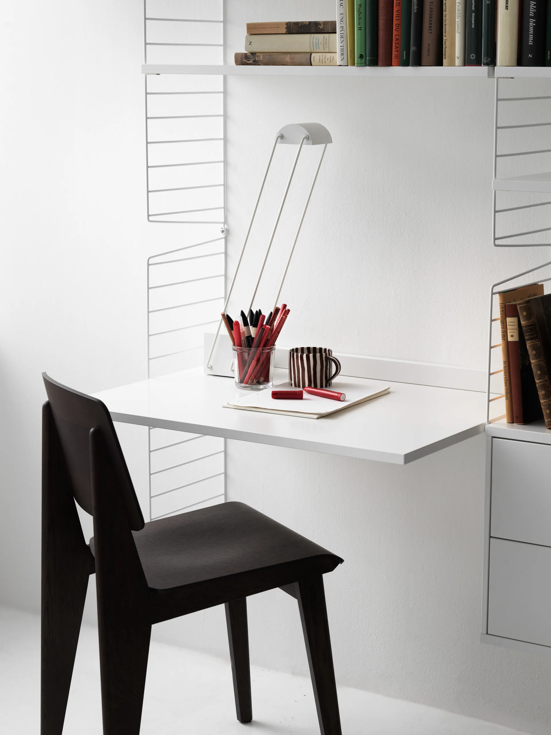 Πάνελ τοίχου String, Λευκό, 75x30 cm, 1-τμχ String