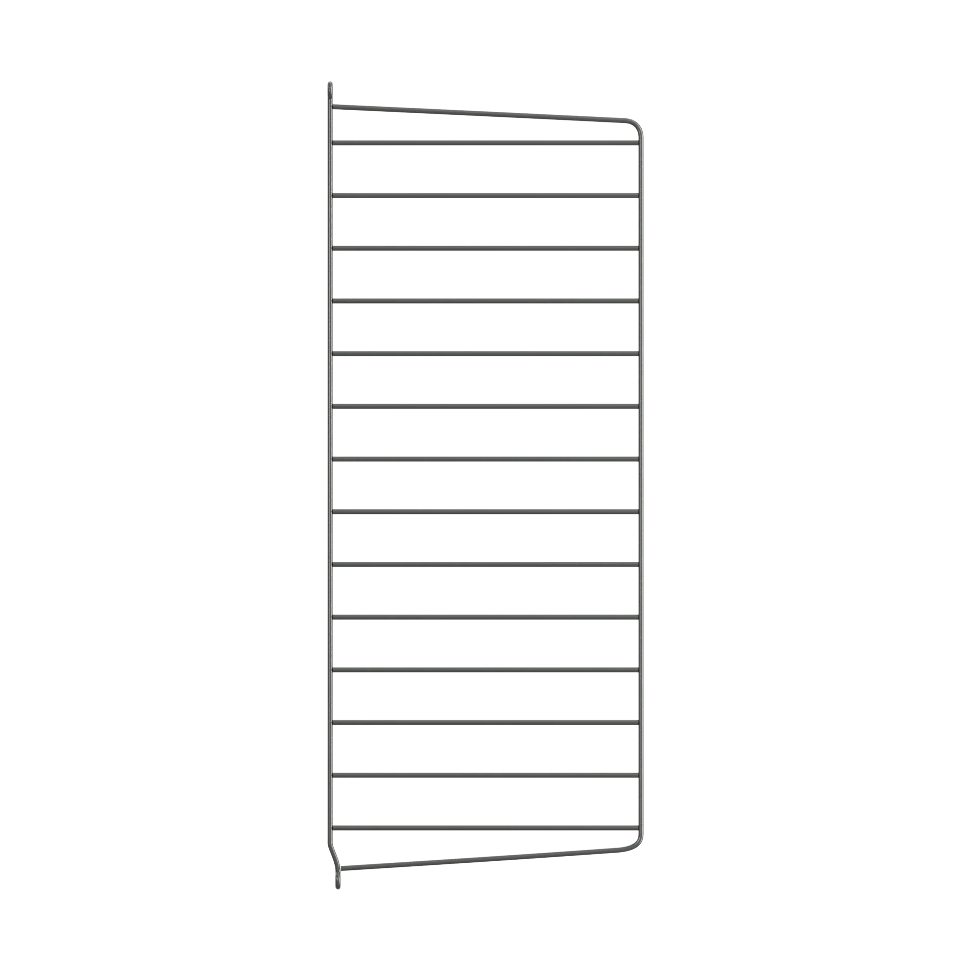 Πάνελ τοίχου String, Σκούρο γκρί, 75x30 cm, 1-τμχ String