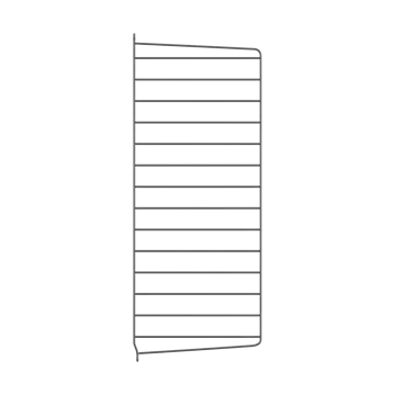 Πάνελ τοίχου String - Σκούρο γκρί, 75x30 cm, 1-τμχ - String