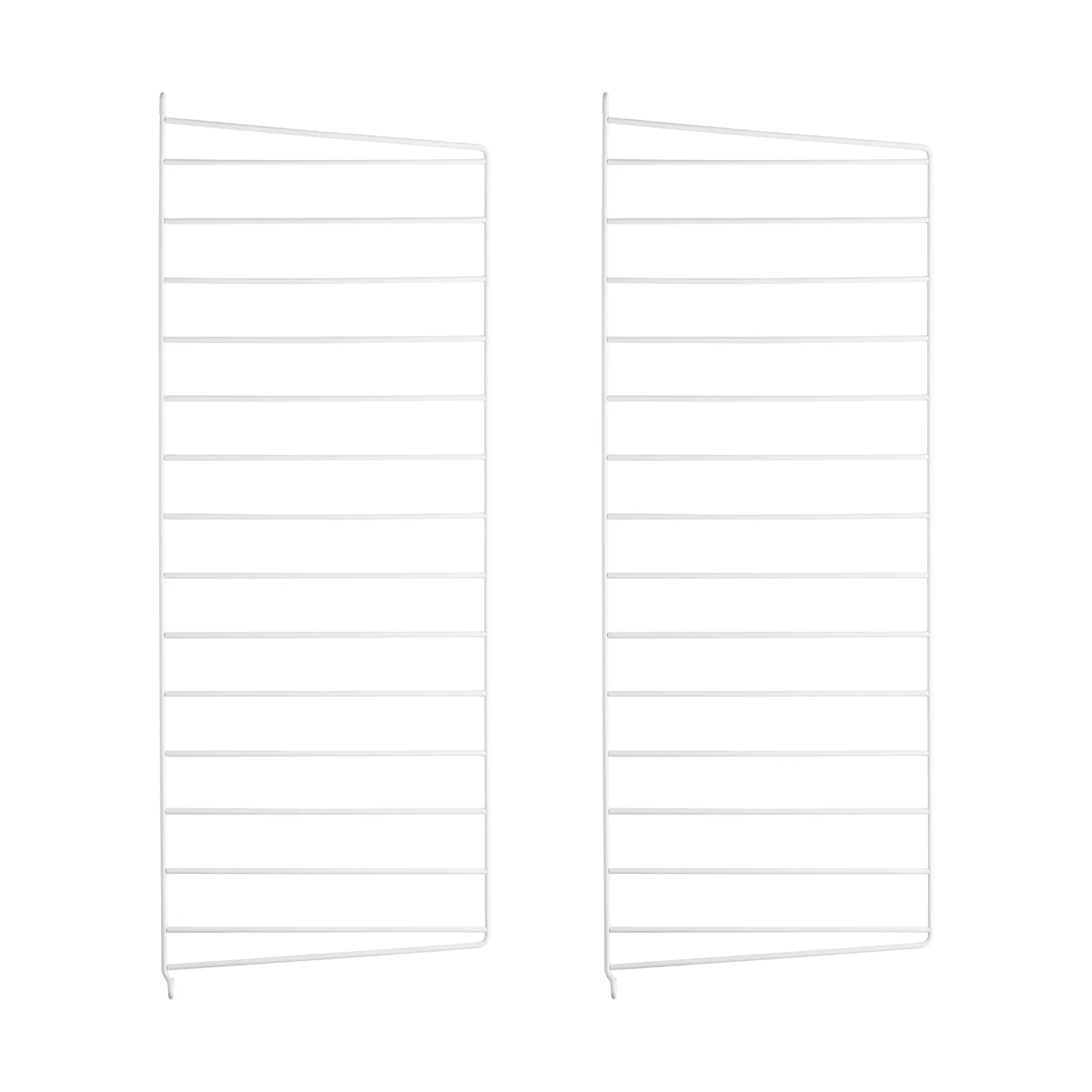 Πάνελ τοίχου String, Λευκό, 75x30 cm, 2-τμχ String