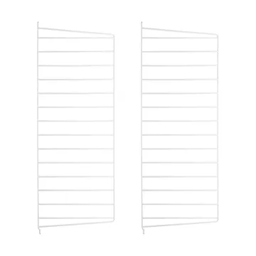 Πάνελ τοίχου String - Λευκό, 75x30 cm, 2-τμχ - String