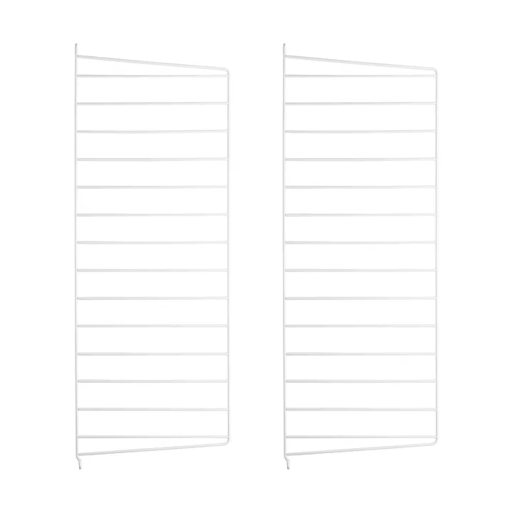 Πάνελ τοίχου String - Λευκό, 75x30 cm, 2-τμχ - String