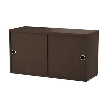 Ντουλάπι String με συρόμενη πόρτα - Σκούρο δρυς, 78x30 εκ. - String