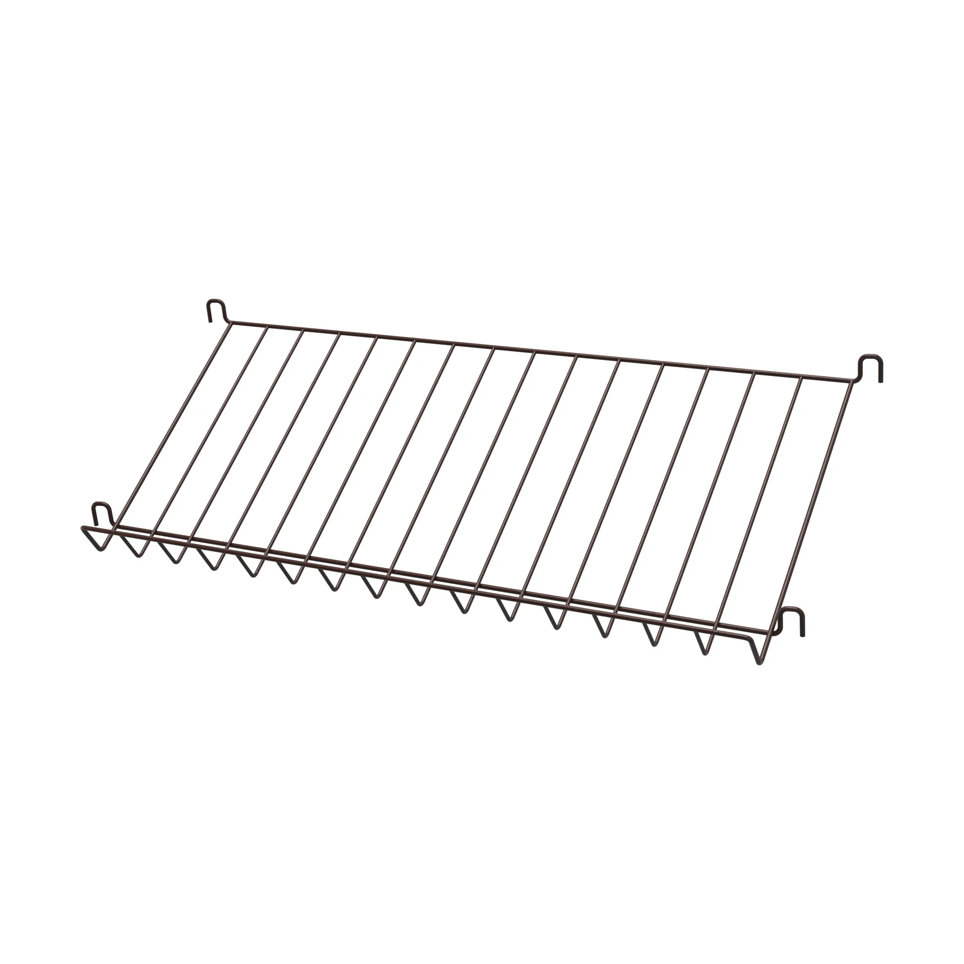 String ράφι περιοδικών συρμάτινο, Σκούρο καφέ, 78x30 εκ. String