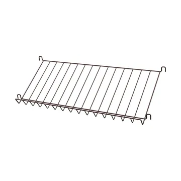 String ράφι περιοδικών συρμάτινο - Σκούρο καφέ, 78x30 εκ. - String