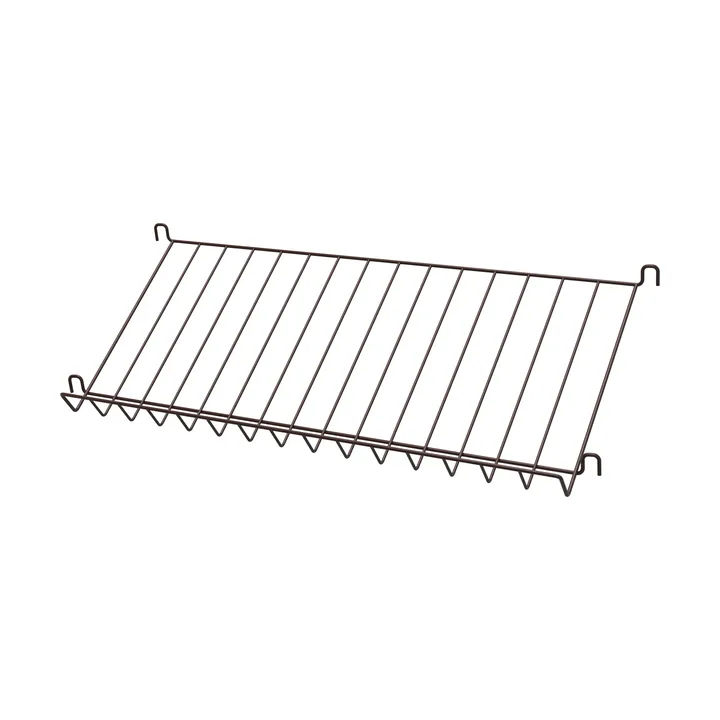 String ράφι περιοδικών συρμάτινο - Σκούρο καφέ, 78x30 εκ. - String