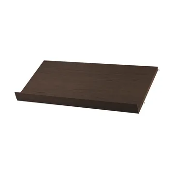 Ξύλινο ράφι περιοδικών String - Σκούρα βελανιδιά, 78x30 εκ. - String