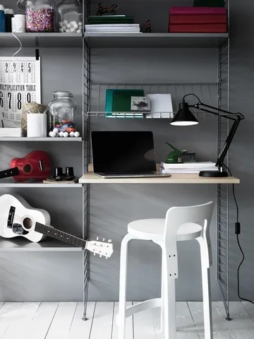 Επιφάνεια εργασίας String - Καπλαμάς από φράξο, 78x58 cm - String