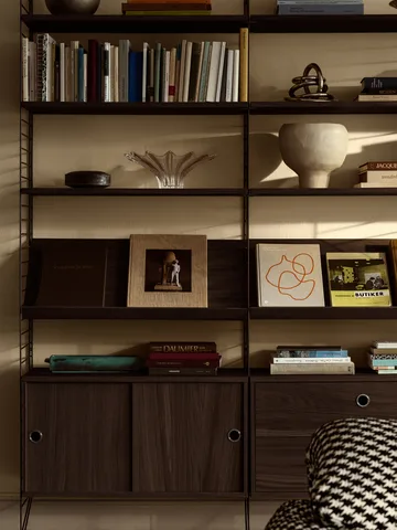 Επιφάνεια εργασίας String - Σκούρα δρυς, 78x58 εκ. - String