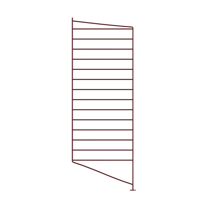 Πλαίσιο δαπέδου String - Σκούρο κόκκινο, 85x30 εκ., 1 τεμάχιο - String