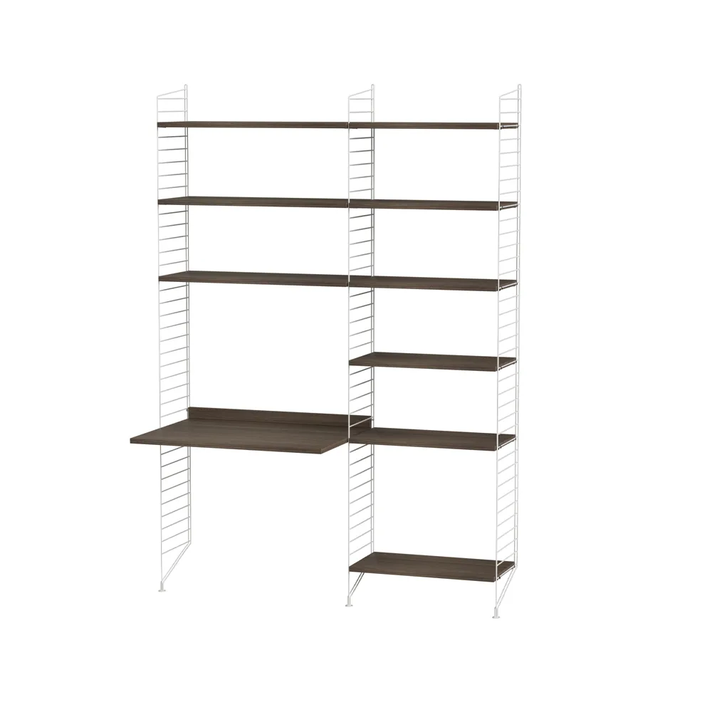 String παιδικό δωμάτιο καρυδιά & λευκό - Συνδυασμός D String