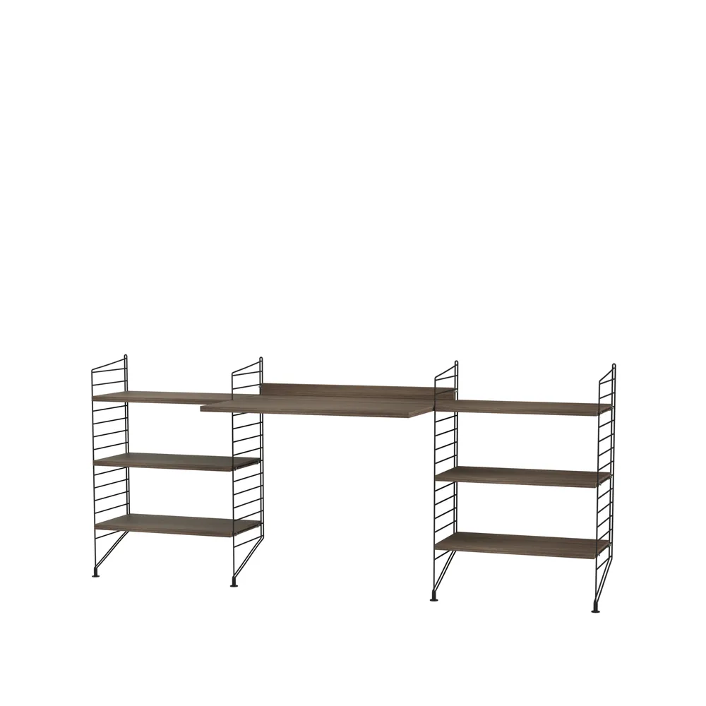 String γραφείο καρυδιά & μαύρο - Συνδυασμός D String