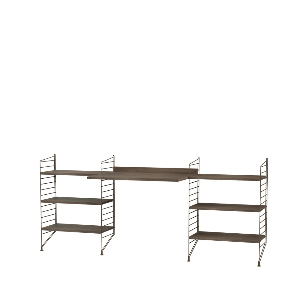 String γραφείο καρυδιά & καφέ - Συνδυασμός D String