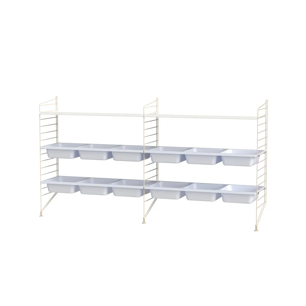 String παιδικό δωμάτιο λευκό & μπεζ - Συνδυασμός F String