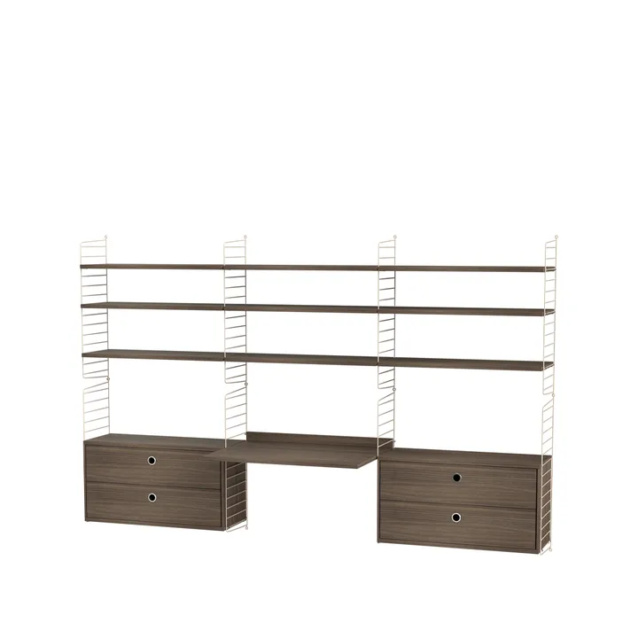 String γραφείο καρυδιά & μπεζ - Συνδυασμός F - undefined - String