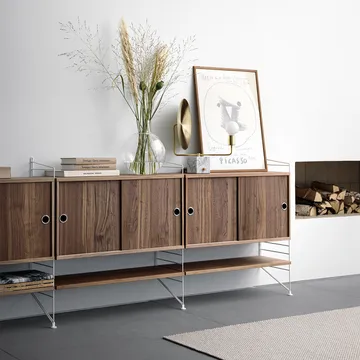 String σαλόνι καρυδιά & λευκό - Συνδυασμός F - undefined - String