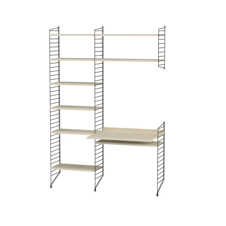 String γραφείο φλαμουριά & μαύρο - Συνδυασμός G - undefined - String