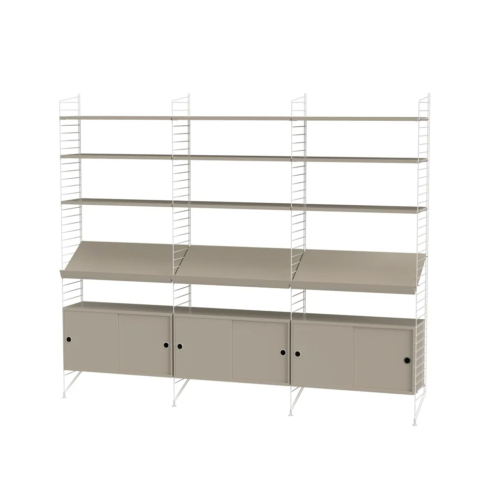 String σαλόνι μπεζ & λευκό - Συνδυασμός G String