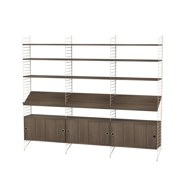 String σαλόνι καρυδιά & μπεζ - Συνδυασμός G - undefined - String