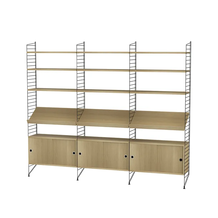 String σαλόνι οξιά & μαύρο - Συνδυασμός G - undefined - String