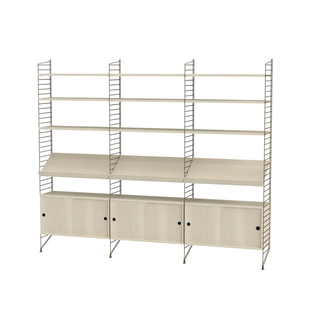 String σαλόνι οξιά & καφέ - Συνδυασμός G String