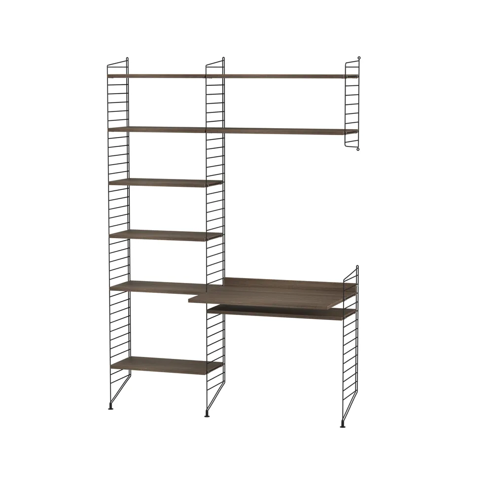 String γραφείο καρυδιά & μαύρο - Συνδυασμός G String