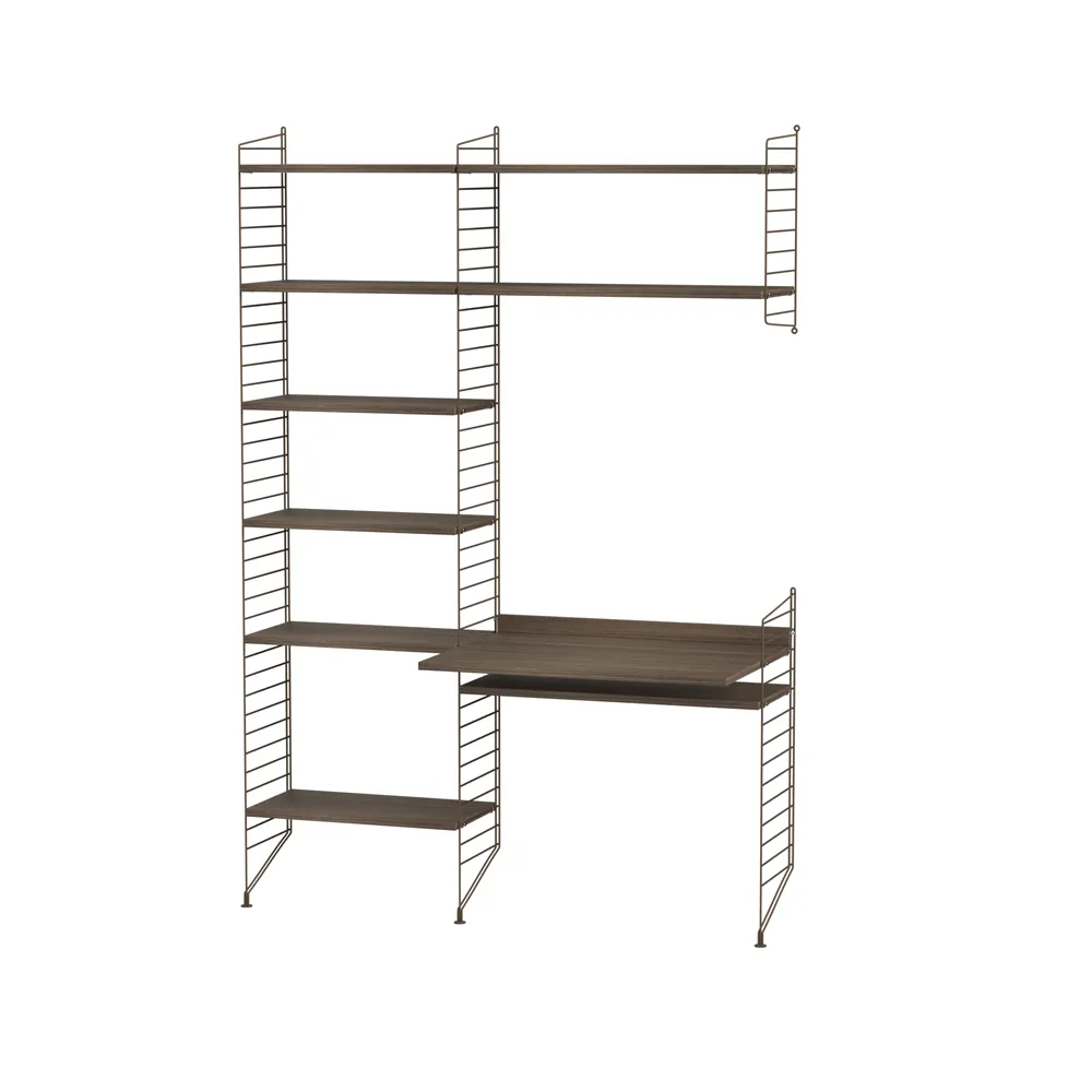 String γραφείο καρυδιά & καφέ - Συνδυασμός G String