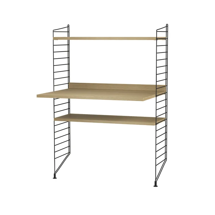 String γραφείο οξιάς & μαύρο - Συνδυασμός H - String