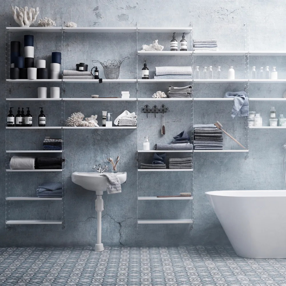 Συνδυασμός μπάνιου String I - μαύρο String