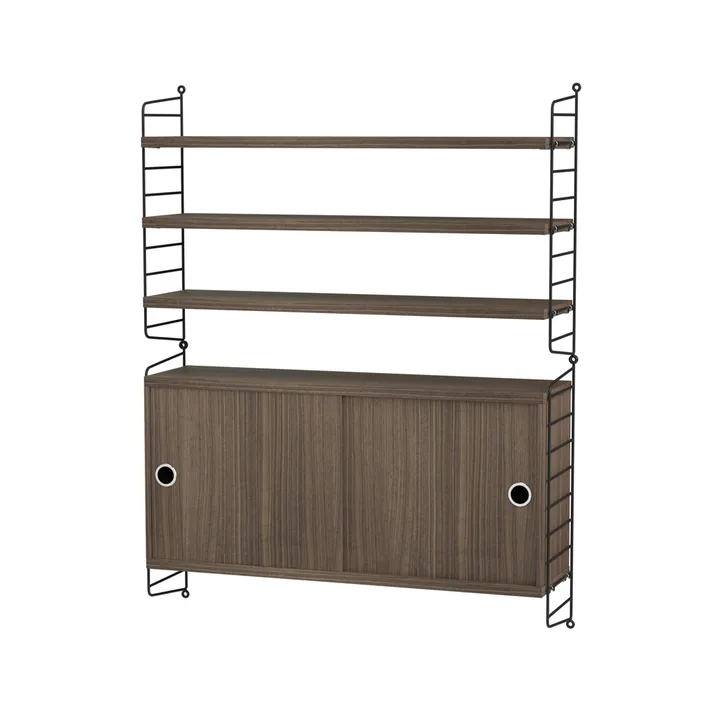 String σαλόνι καρυδιά & μαύρο - Συνδυασμός I - undefined - String