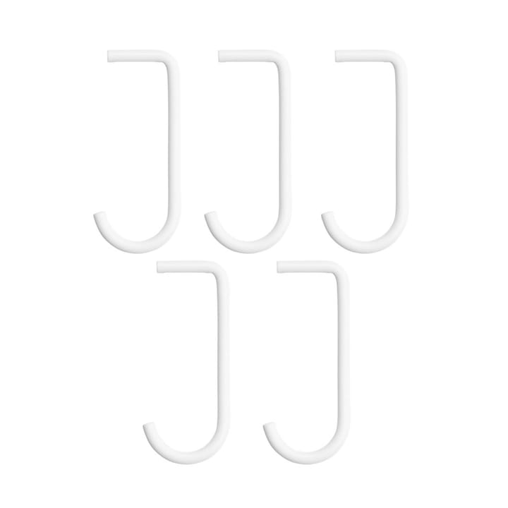 String j-άγκιστρο πακέτο των 5, Λευκό String