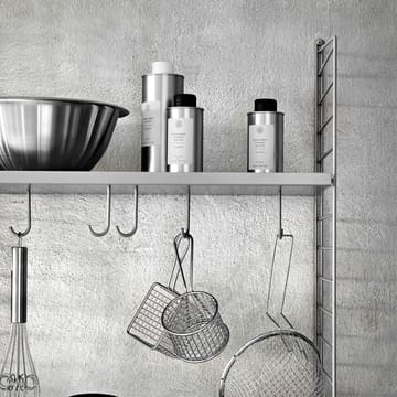 String j-άγκιστρο πακέτο των 5 - Γκρι - String