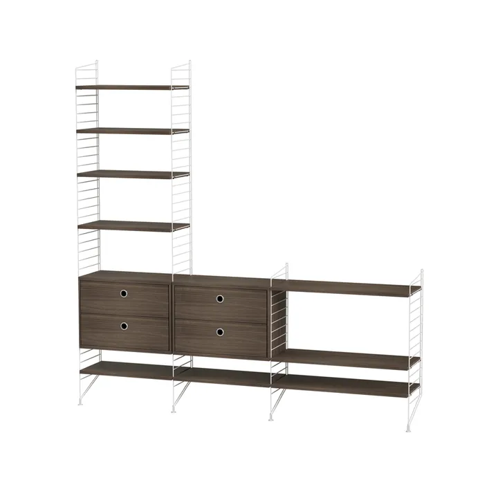 String σαλόνι καρυδιά & λευκό - Συνδυασμός J - undefined - String