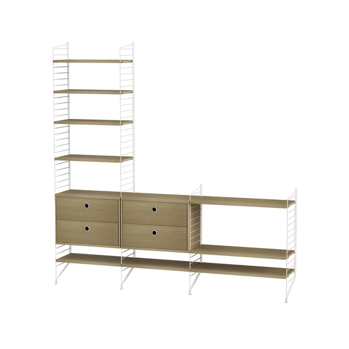 String σαλόνι οξιά & λευκό - Συνδυασμός J - undefined - String