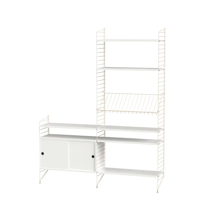 String σαλόνι λευκό & μπεζ - Συνδυασμός K - undefined - String