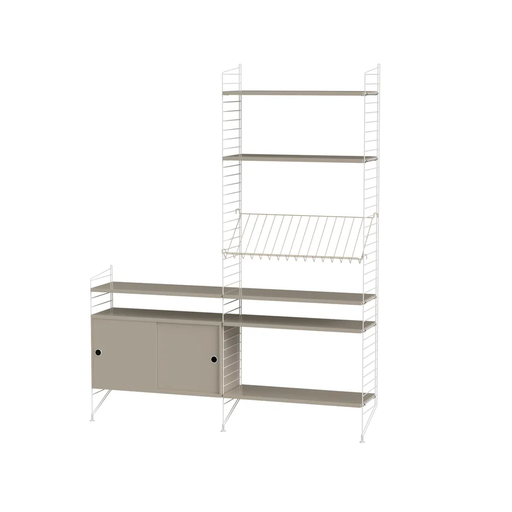 String σαλόνι μπεζ & λευκό - Συνδυασμός K String