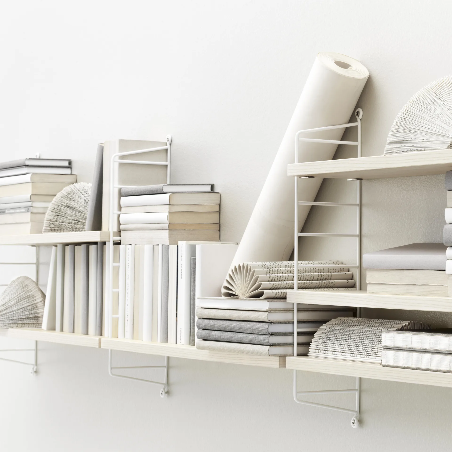 String Ραφιέρα Pocket ash-white (λευκό), δεσποτάκι-λευκό String